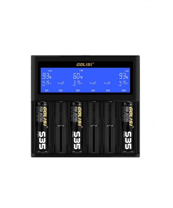 Golisi S6 6 Slots Battery Charger