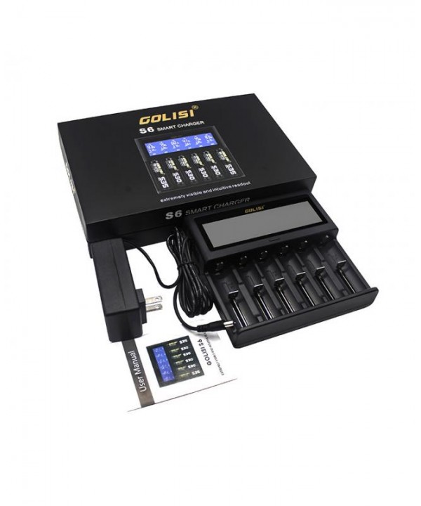 Golisi S6 6 Slots Battery Charger