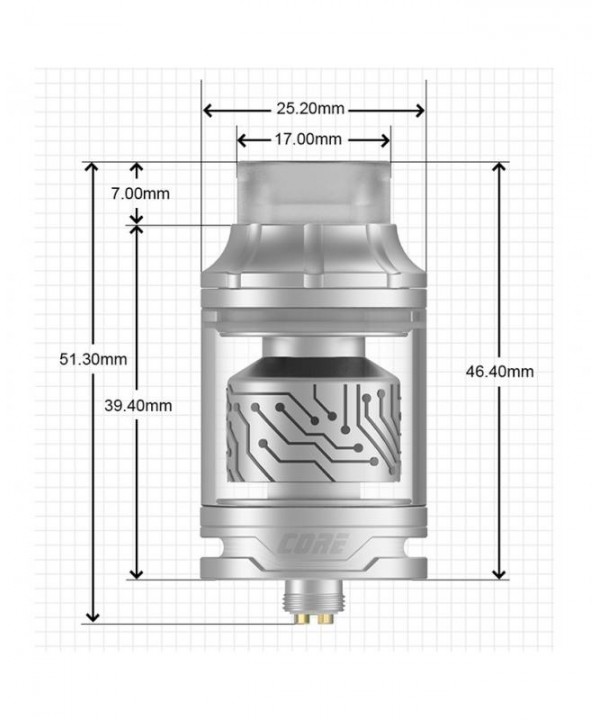 Vapefly Core RTA Tank 4ML 25.2MM