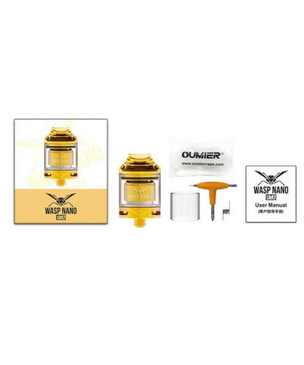 Oumier Wasp Nano RTA Atomizer 23MM 2ML